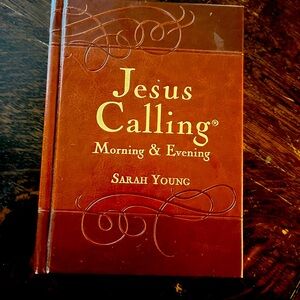 Brown Leather Jesus Calling Book